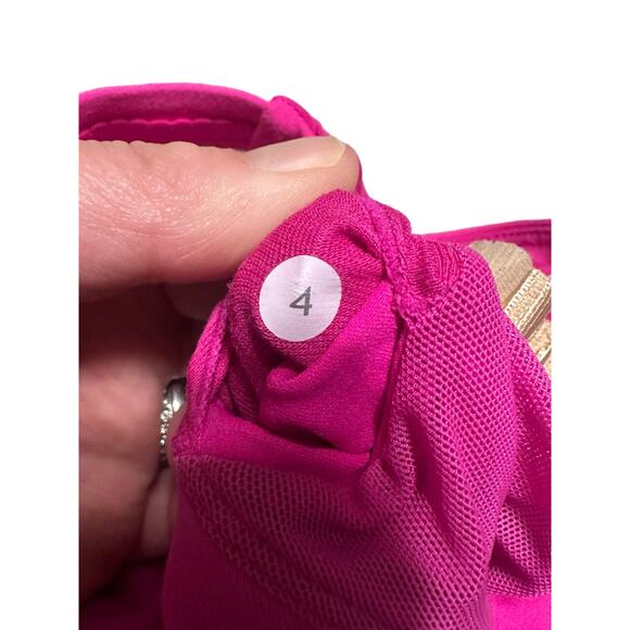 Lululemon Cross My Heart Tank in Paris Pink Size 4 Built in Bra - Picture 5 of 7